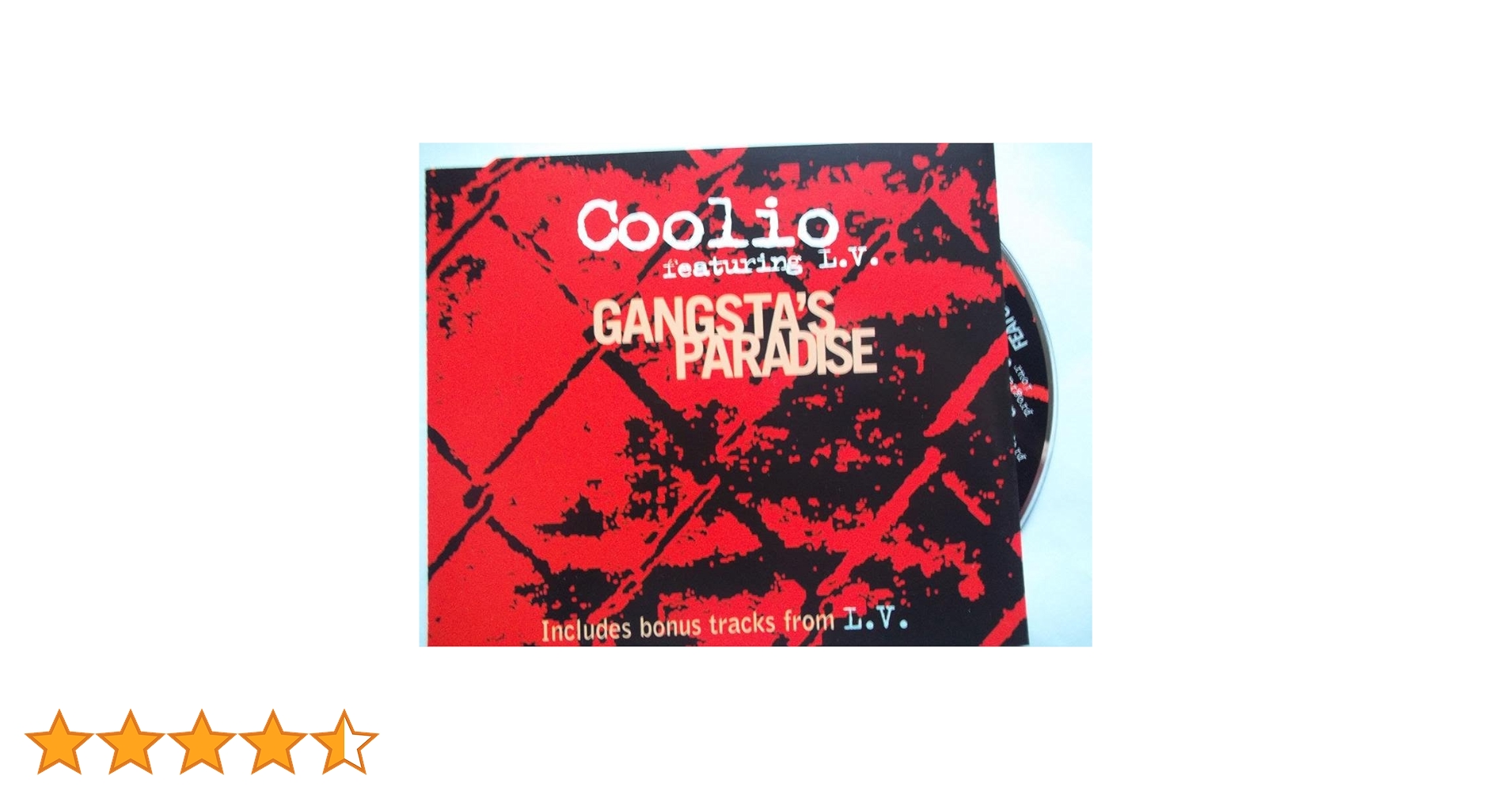Gangsta's Paradise by Coolio Featuring LV: Amazon.co.uk: CDs